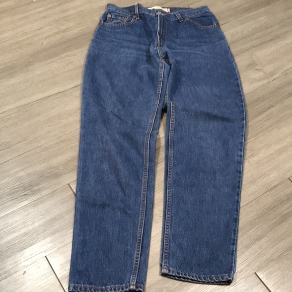 Levi’s 550 Medium Wash Classic Relaxed Tapered Jeans size 12Long - Picture 5 of 10